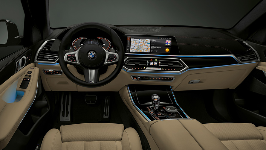 Viaturas blindadas BMW, assistente pessoal inteligente BMW Viaturas blindadas BMW, assistente pessoal inteligente BMW, Cockpit