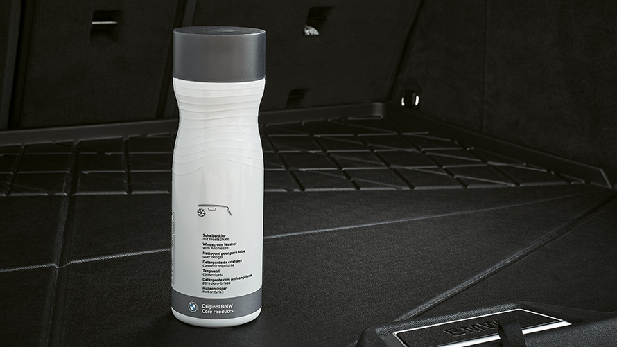 Líquido de limpeza do para-brisas com descongelante Acessórios BMW para o outono e o inverno, líquido de limpeza do para-brisas com descongelante