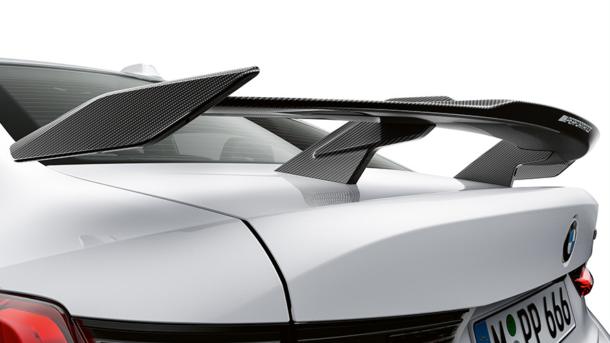Spoiler traseiro M Performance, Acessórios BMW M Performance Spoiler traseiro M Performance, Acessórios BMW M Performance, grande plano
