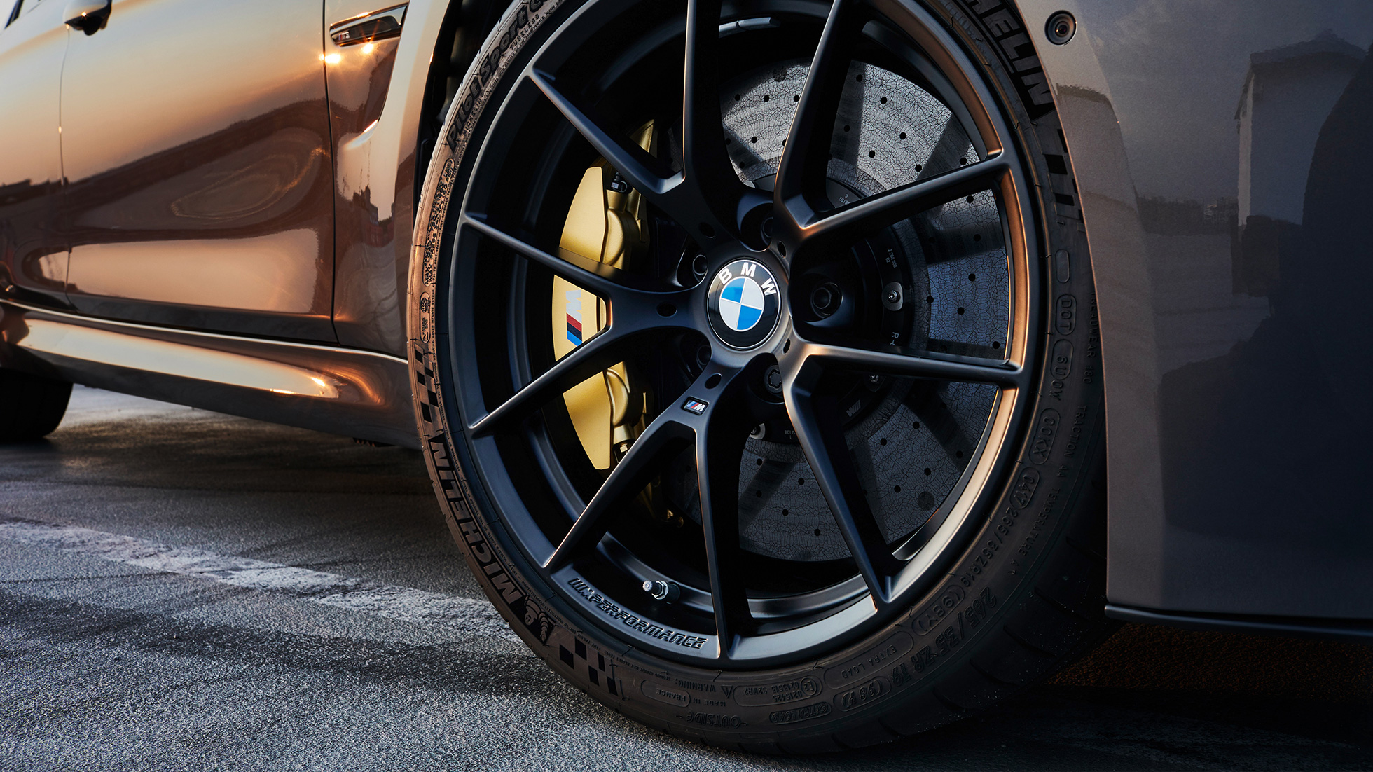 Jantes de liga leve M Performance 763 M de raios em Y de 20’’ em preto Jet mate BMW M Performance Jantes de liga leve M Performance 763 M de raios em Y de 20’’ em preto Jet mate com design BMW M Performance