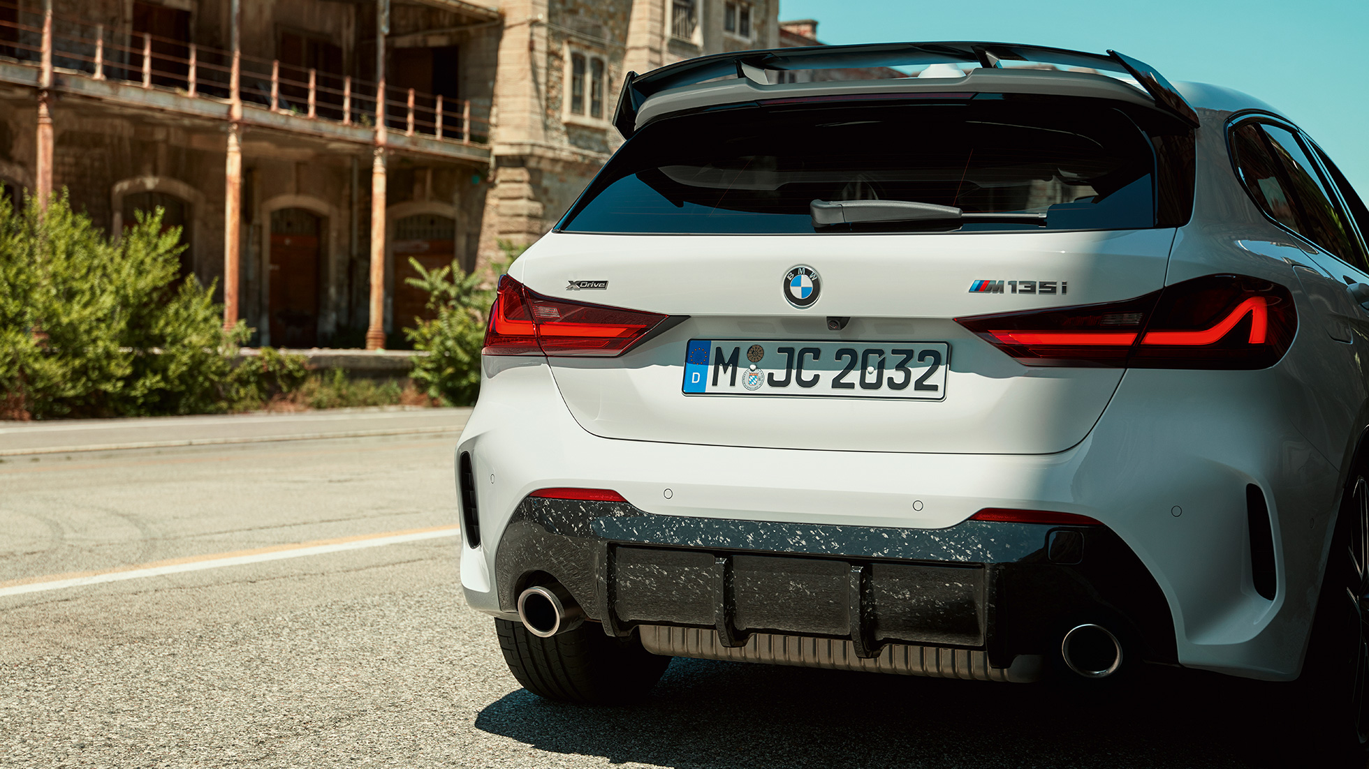 BMW Série 1, BMW M135i xDrive, F40, M Performance BMW Série 1, BMW M135i xDrive, F40, M Performance, perspetiva traseira
